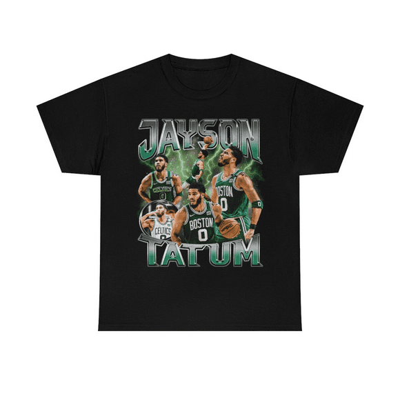 Jayson Tatum cartoon tshirt Boston basketball fan shirt for Fans and collectors