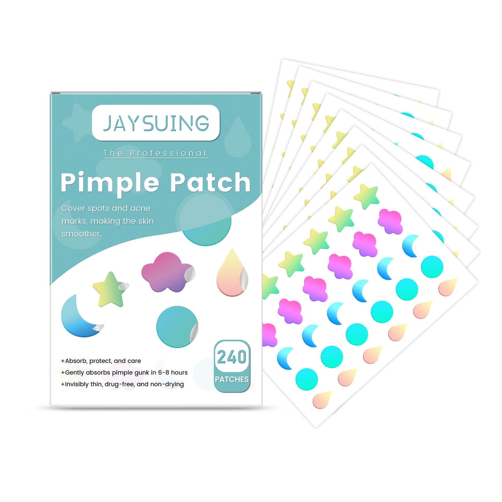 Jaysuing Color Hidden Pimples Cover Acne Pimples Facial Care Invisible