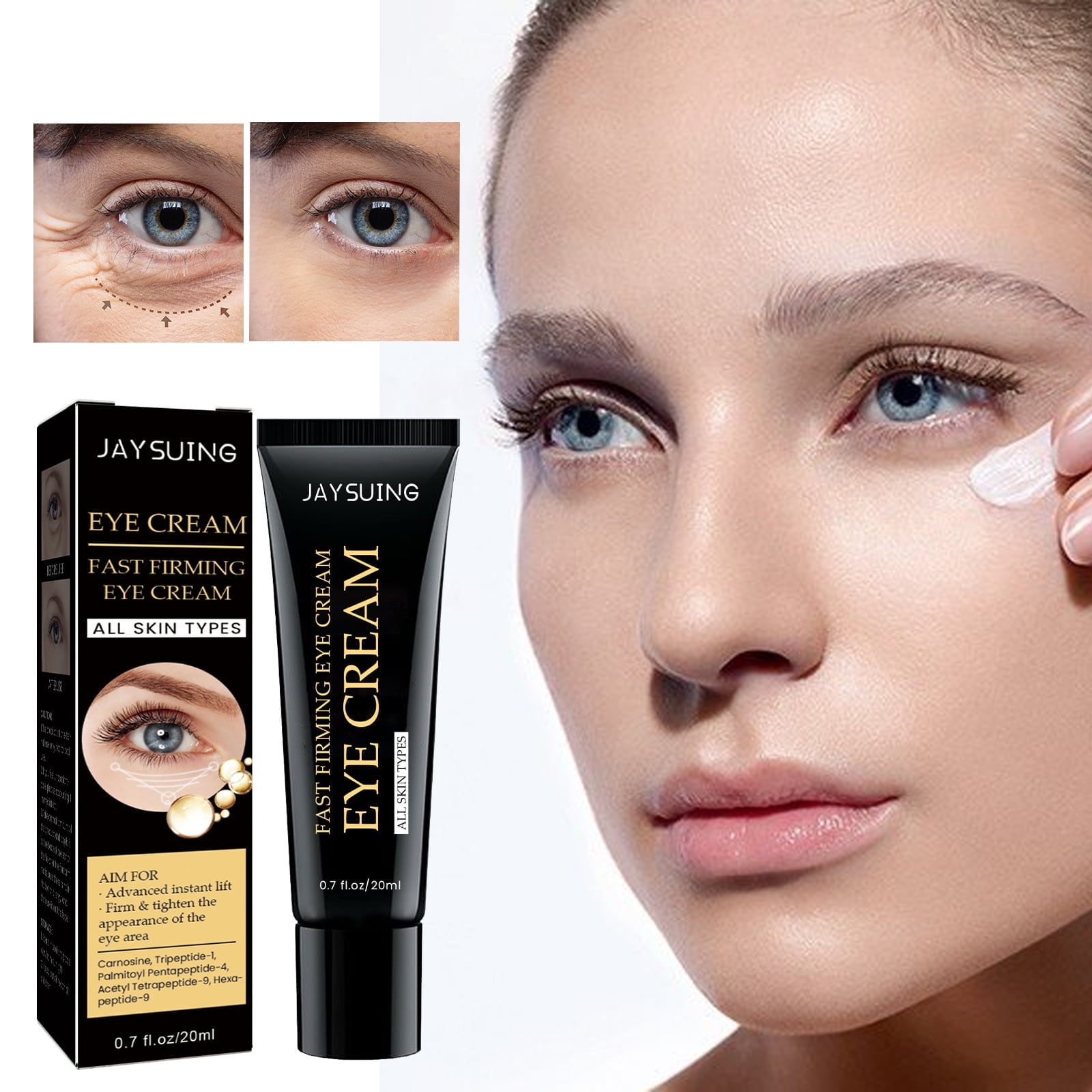 Jaysuing Firming Eye Cream lightens eye bags, dark circles, fine lines