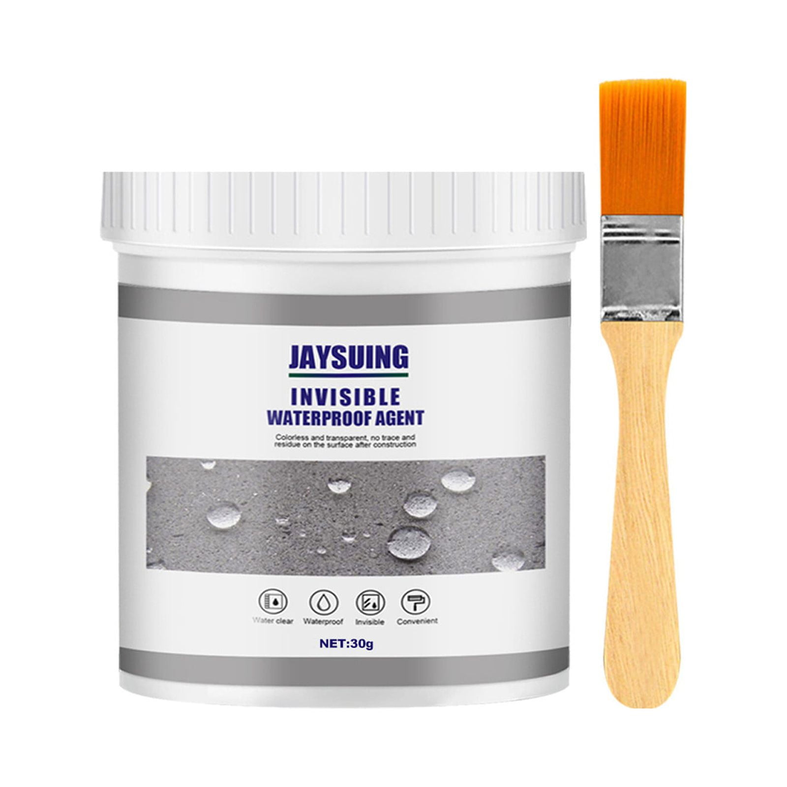 Jaysuing Invisible Waterproof Agent 1.1Fl Oz (30ml), Transparent Waterproof  Coating Waterproof Glue - Waterproof Sealant, Super Strong Invisible