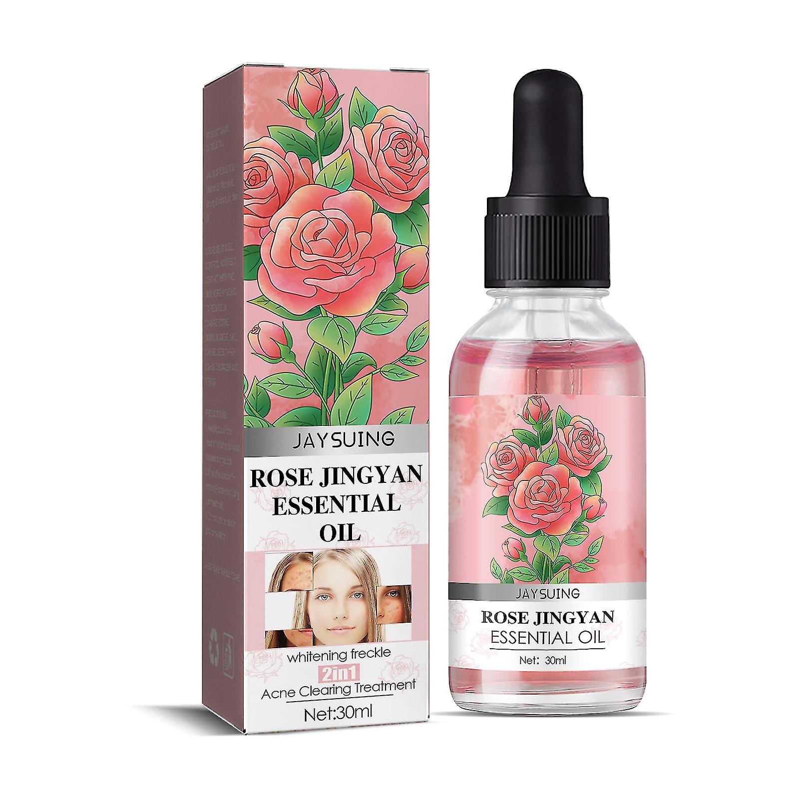 Jaysuing Of Rose Essential Oil Lightens Facial Pigmentation, Melanin