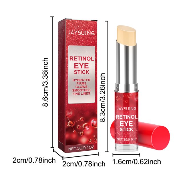 Jaysuing Retinol Eye Stick, Hydrating And Moisturizing Care For Dark