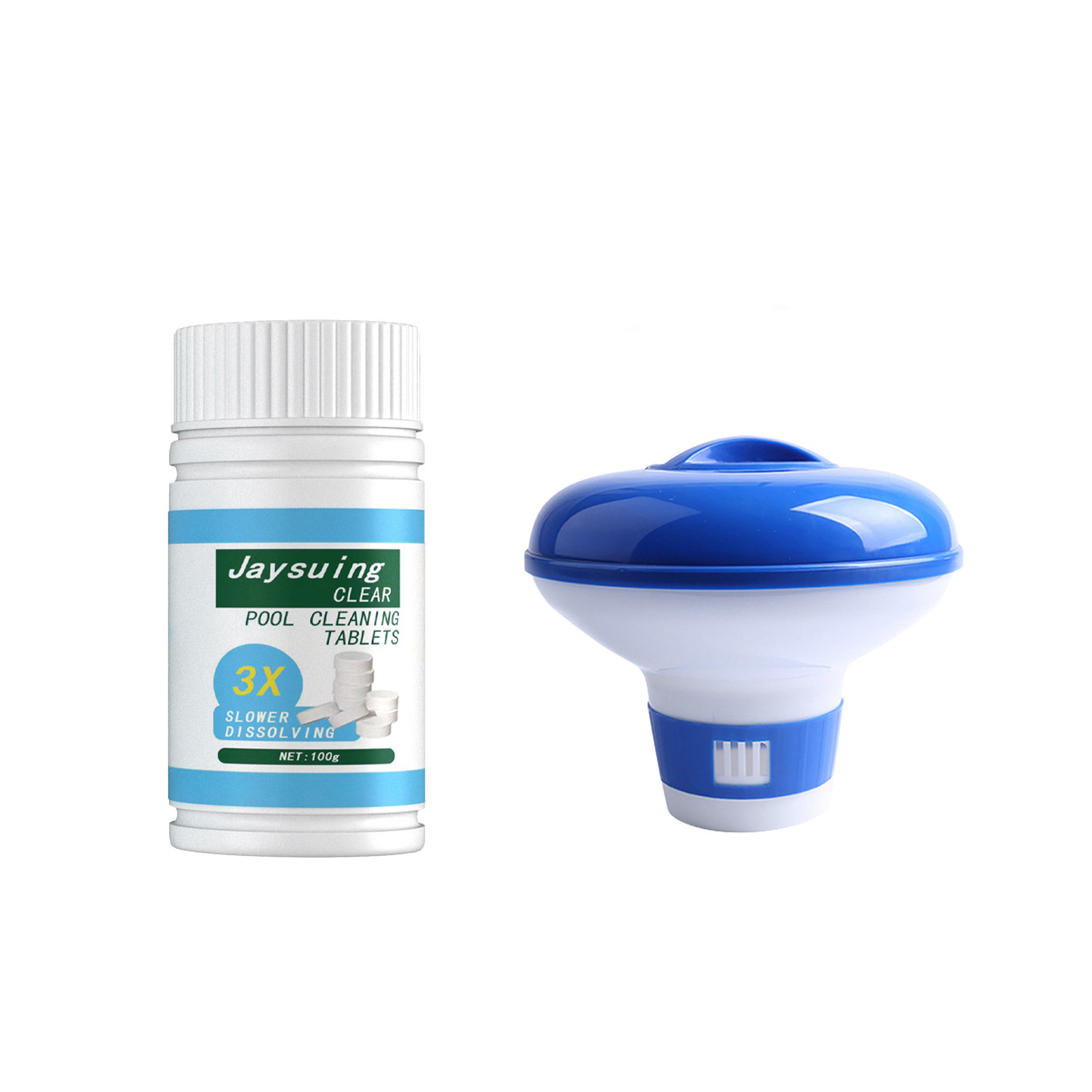 Jaysuing Swimming Pool Effervescent Tablets Swimming Pool Cleaning