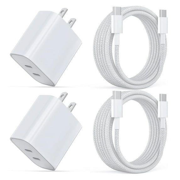 Jayuanone iPhone charger fast charging, for iPhone 16 charger, 20W PD fast charger & 6ft USB C to C cable compatible with iphone15/16, iPad, iPod