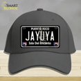 thumbnail image 1 of Jayuya Puerto Rico Black Novelty License Plate Hat Cotton Charcoal, 1 of 1