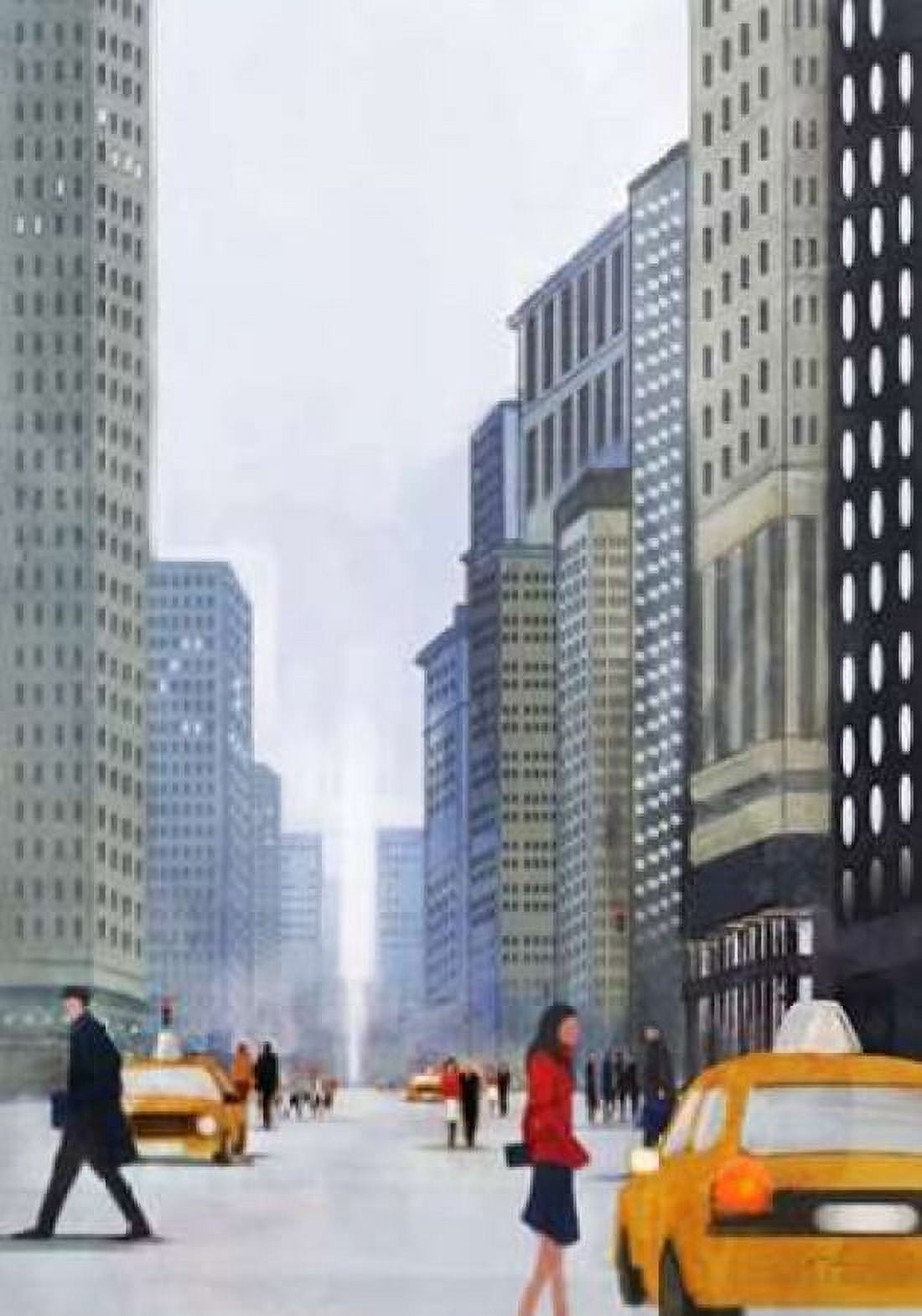 Jaywalk 2 Canvas Art - Ken Roko (20 x 28)