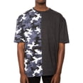 thumbnail image 1 of Jaywalker Mens Spliced Oversized Basic T-Shirt, Grey, Medium, 1 of 1