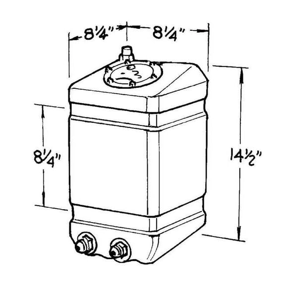 Jaz 250-003-01 3 gal Drag Race Cell