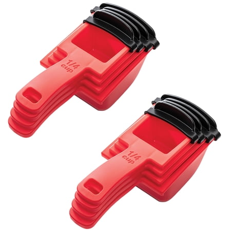 Jaz Innovations 7070 Perfect Measure Plastic Measuring Cups, 2 Pack