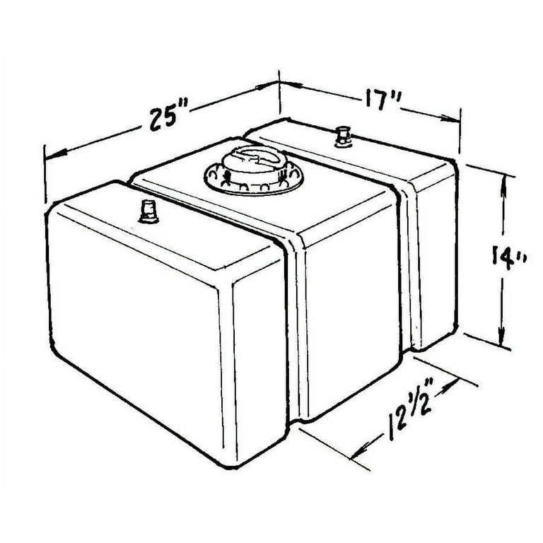 JAZ Circle Track Fuel Cell 22-Gallon 200-222-01 JAZ Circle Track Fuel Cell 22-Gallon 200-222-01
