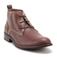 thumbnail image 1 of Jazamé Men's 917129 Ankle High Distressed Lace Up Round Toe Chukka Dress Boots, Brown, 9, 1 of 4