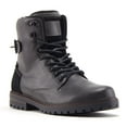 thumbnail image 1 of Jazamé Men's B-1911 Steve 8 inch Tall Fashion Military Combat Dress Boots, Grey, 9.5, 1 of 5