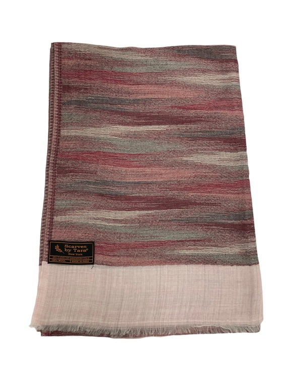 Jazberry Jam woolen Scarf with zigzag Prints For Women Exquisite Unique Summer/Spring Collection Lightweight Soft Scarf Shawl Wrap.