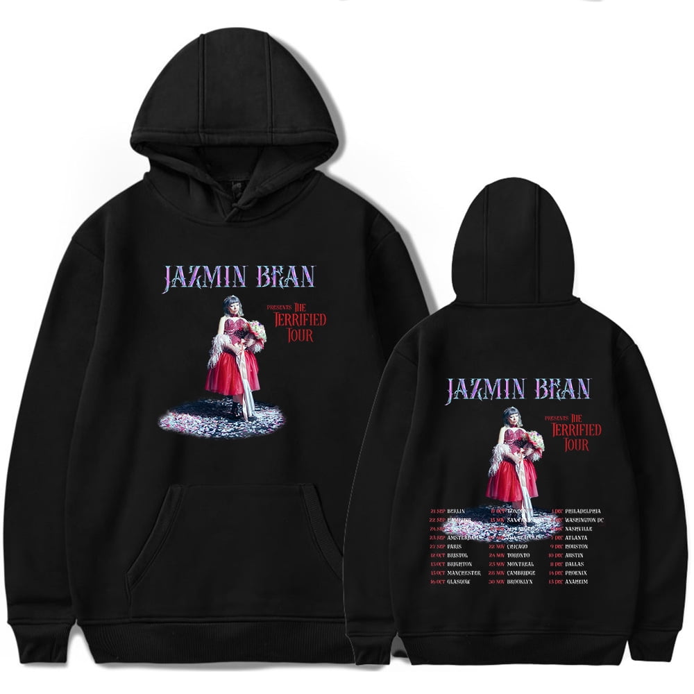 Jazmin Bean Merch The Terrified Tour Hoodie Sweatshirt New Logo Women ...
