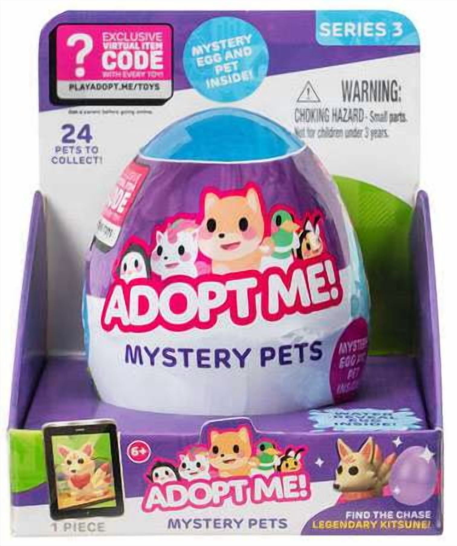 Jazwares Adopt Me! Series 3: Surprise Pets Mystery Pack with 1 Random Figure