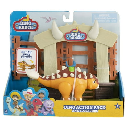 Dino Ranch Action Pack Featuring Ankylosaurus with Connectable Fence