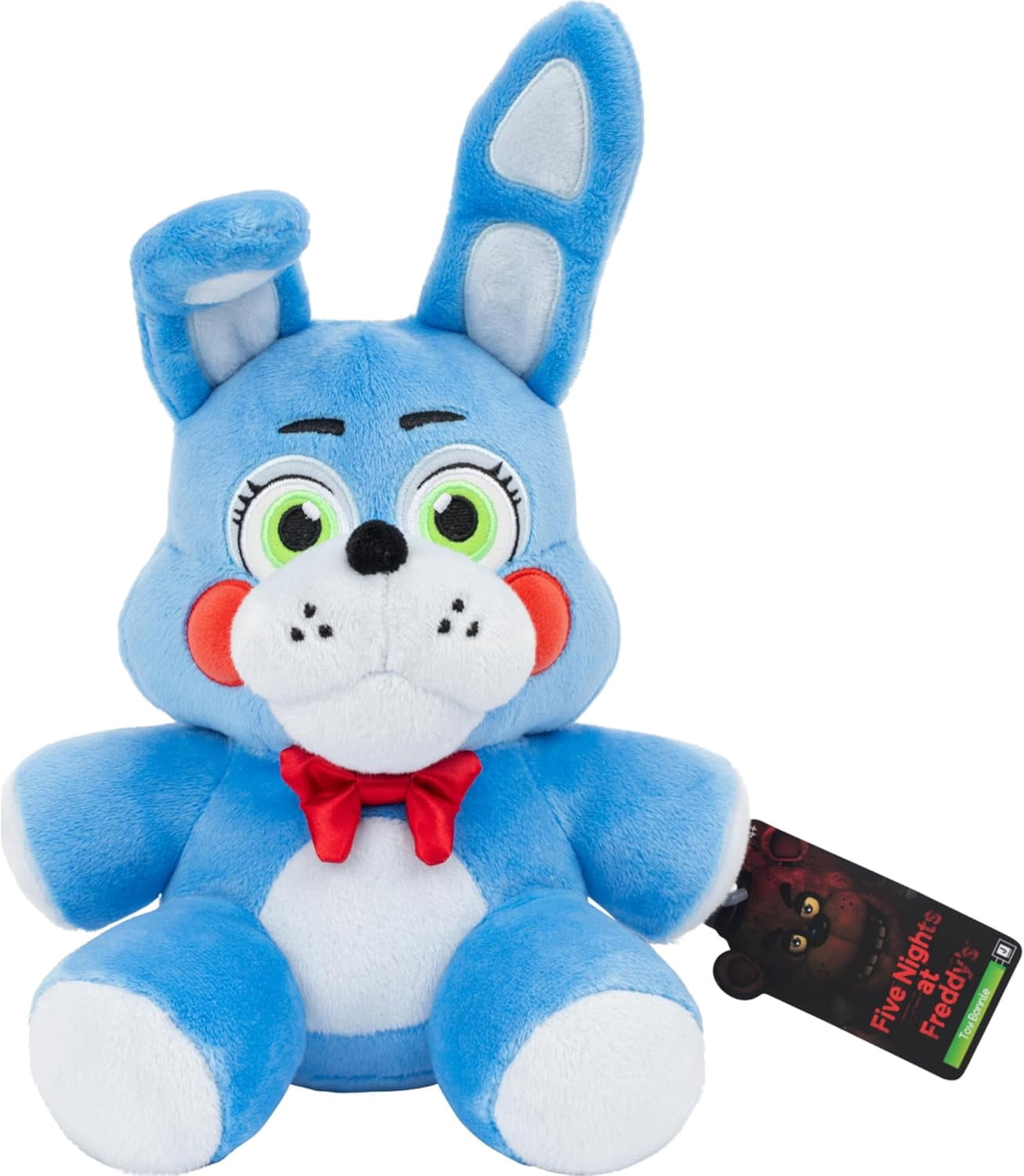 Jazwares Five Nights at Freddy’s Toy Bonnie Plush - 8-Inch Stuffie with Soft Material and Glow-in-The-Dark Eyes