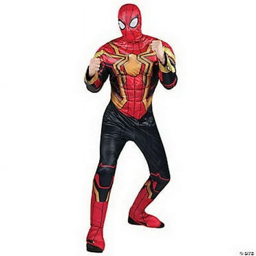 Jazwares, Inc. Marvel Spider-Man Integrated Suit Qualux Adult Costume | XL Unisex