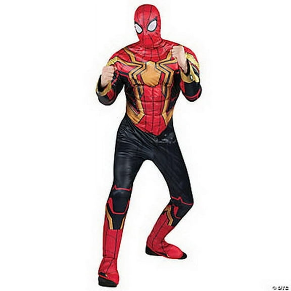 Jazwares, Inc. Marvel Spider-Man Integrated Suit Qualux Adult Costume | XL Unisex