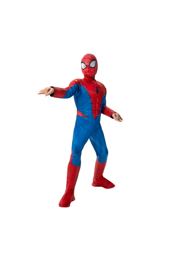 Boys' Marvel Avengers Spider-Man Qualux Costume by Jazwares - Size Large