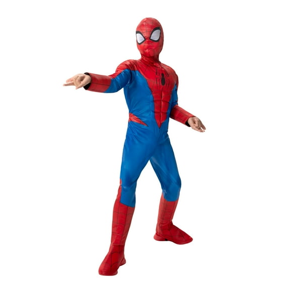 Boys' Marvel Avengers Spider-Man Qualux Costume by Jazwares - Size Small