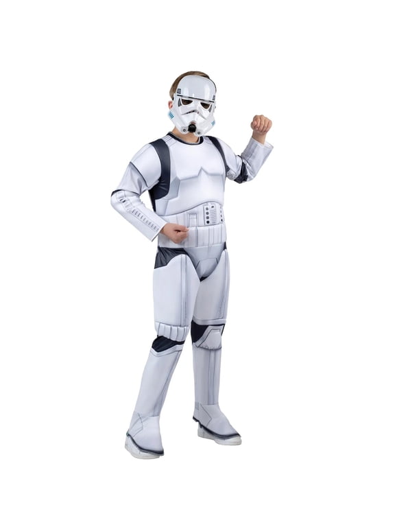 Boys' Star Wars Stormtrooper Qualux Costume by Jazwares - Size Medium