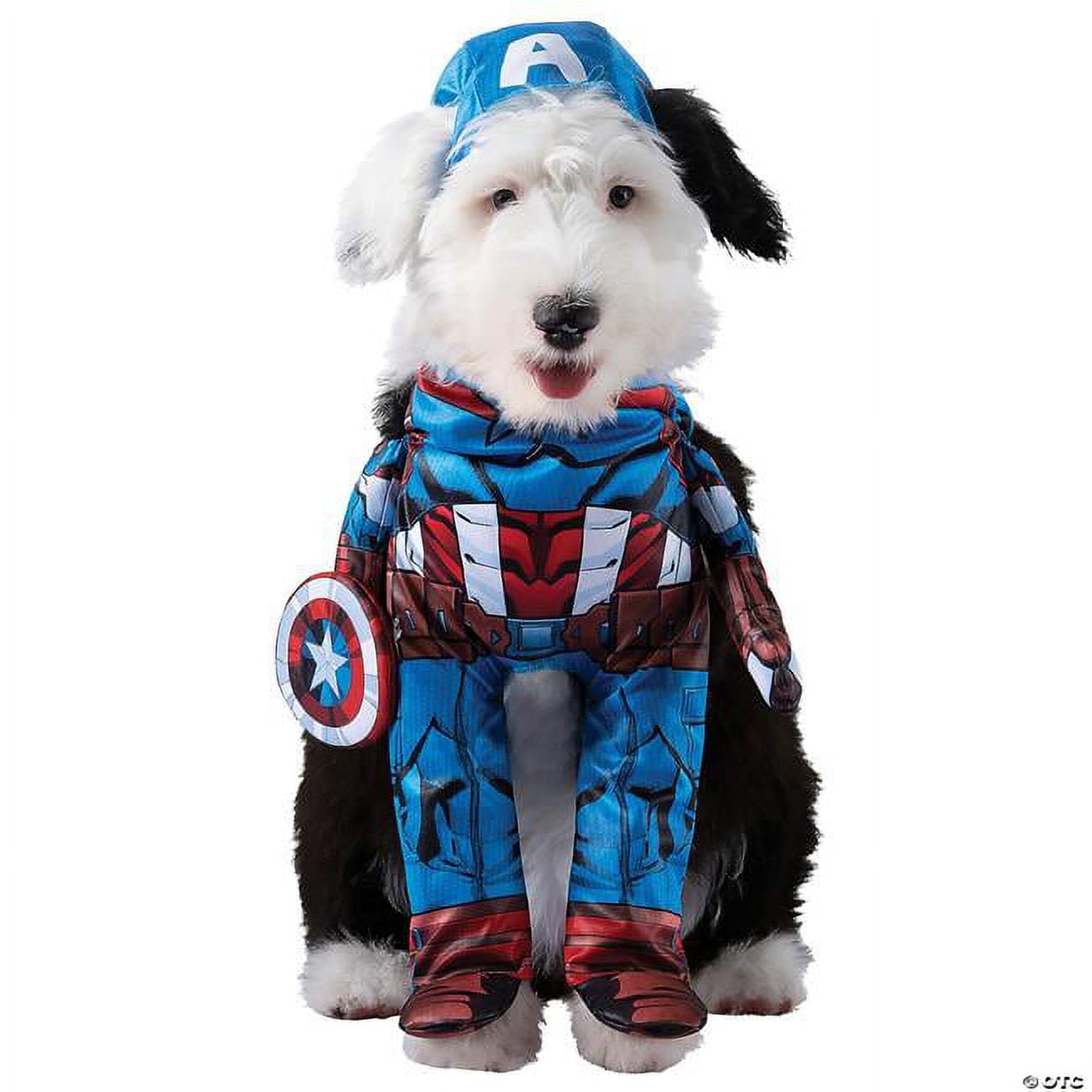 Jazwares JWC1204LG Captain America Pet Costume Large