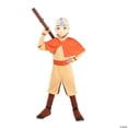 thumbnail image 1 of Avatar Boys' Aang Halloween Deluxe Costume Jumpsuit - Orange  4-7, 1 of 3