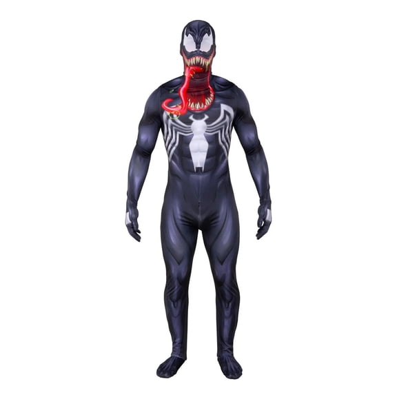 Jazwares Mens Zentai Marvel Venom Suit Costume - Size X Small - Black