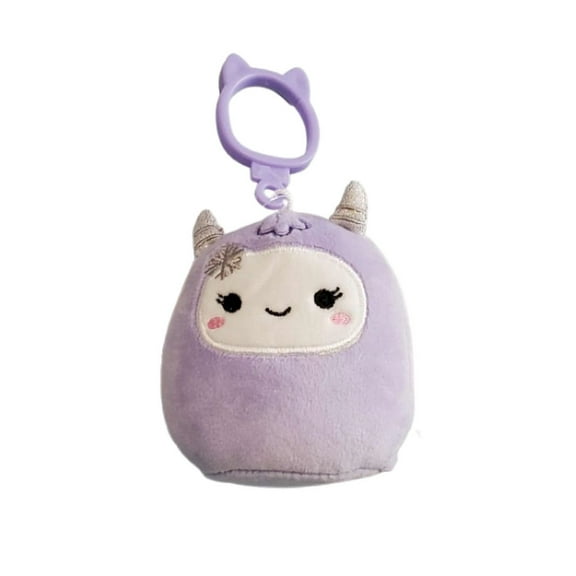 Squishmallows 3.5" Clip-On Christmas Lunasha the Yeti