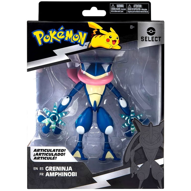 Pokemon Action Figure - Super-Articulated Greninja Figurine, 6in