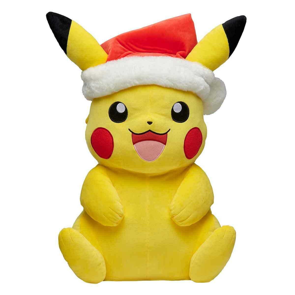 Jazwares Pokemon Pikachu with Santa Hat 24-in Plush
