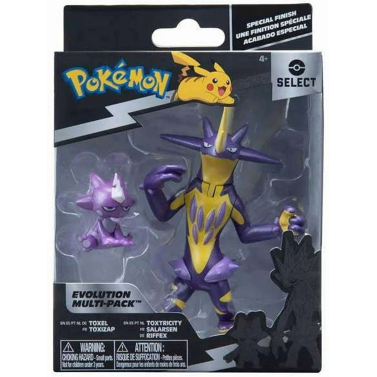 Jazwares Pokemon Select Toxel and Toxtricity Evolution Figure Pack