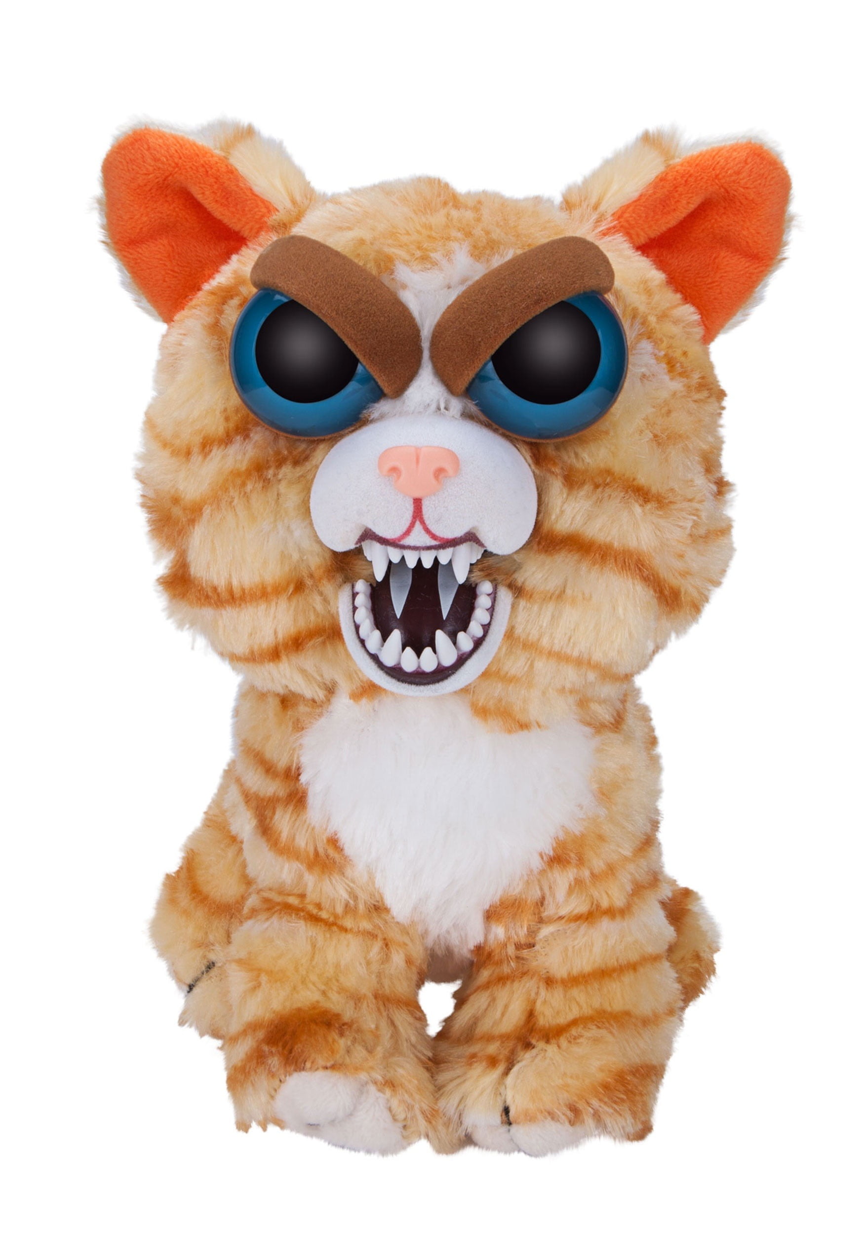 Jazwares Princess Pottymouth Feisty Cat Plush Toy, Orange