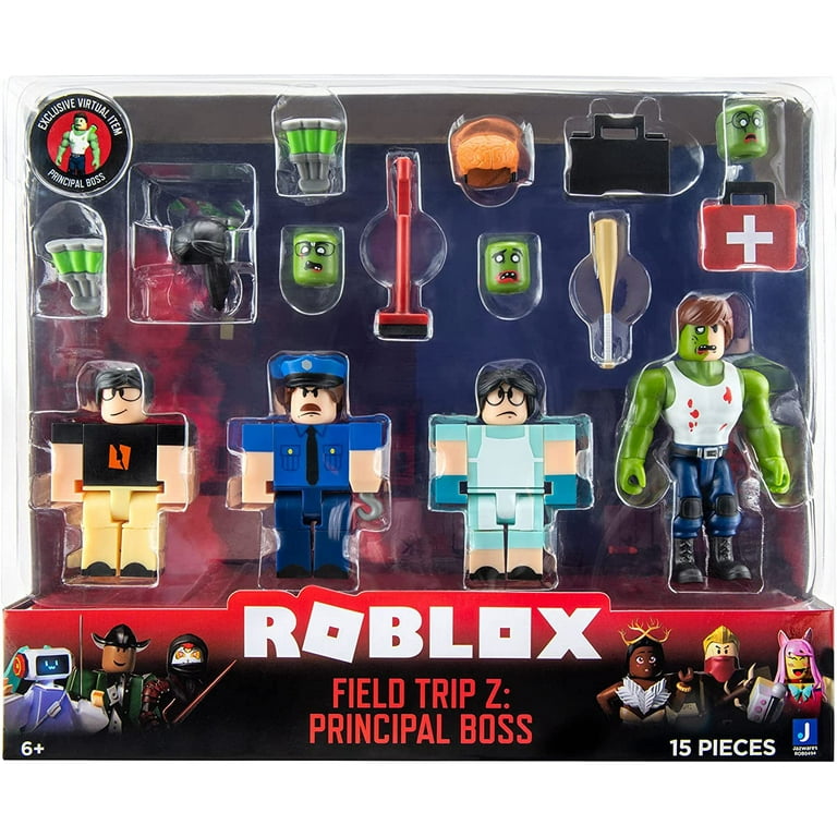 Jazwares Roblox Field Trip Z: Deluxe Principal Boss Zombie Action