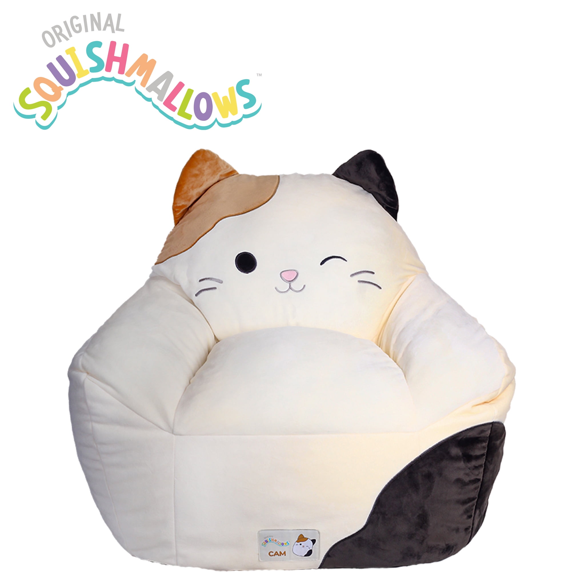 Brandclub - Squishmallows Official Cam Bean Bag Chair - 30 in Wide Kids
