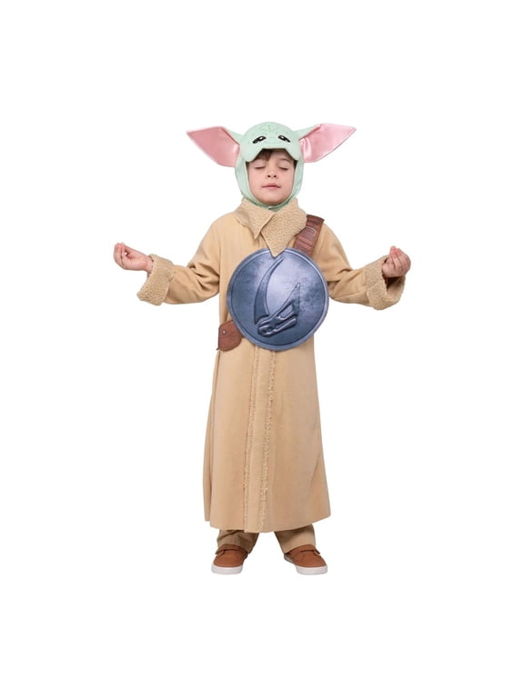 Toddler Star Wars: The Mandalorian and Grogu Grogu Deluxe Costume - Size 3T-4T - Beige