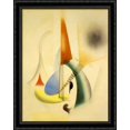 thumbnail image 1 of Jazz 28x34 Large Black Ornate Wood Framed Canvas Art by Man Ray, 1 of 2