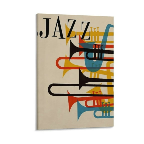 Jazz Art Poster (2) Wall Art Picture Painting Poster Canvas Print Posters Artworks Bedroom Living Room Decor 24x36inch(60x90cm)