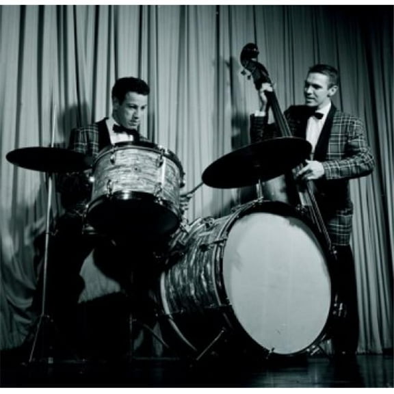 Jazz Band Playing On Stage Poster Print, 24 x 36 - Large