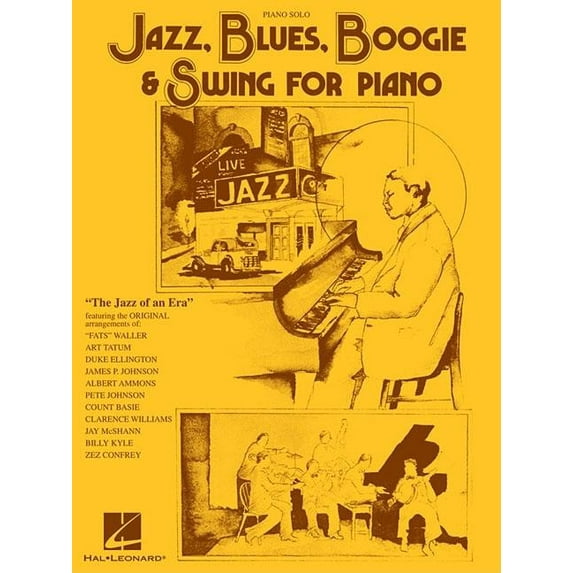 Jazz, Blues, Boogie & Swing for Piano, (Paperback)