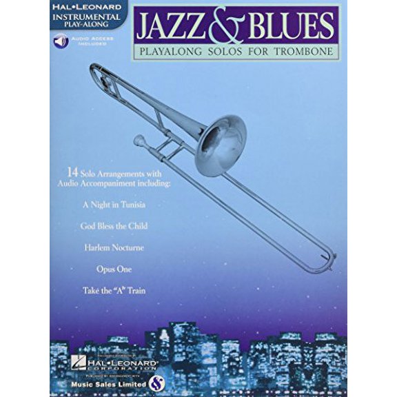 Pre-Owned Jazz and Blues Playalong Solos for Trombone Book/Online Audio (Paperback) 9780634004469