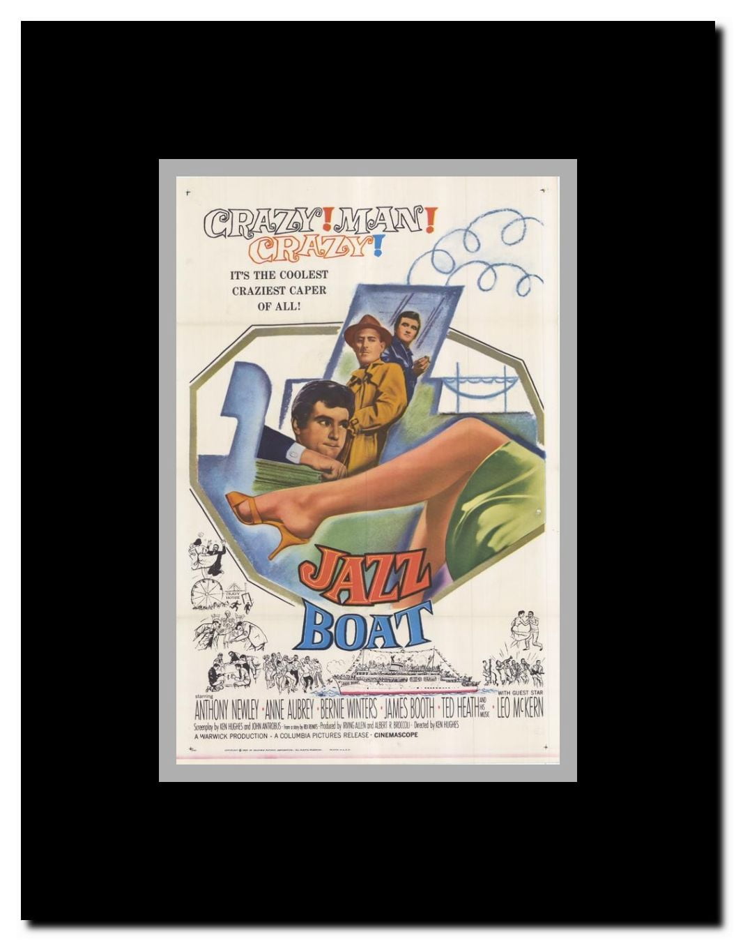 Jazz Boat Framed Movie Poster