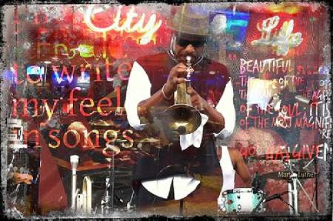 Jazz Canvas Art - Micha Baker (20 x 28)