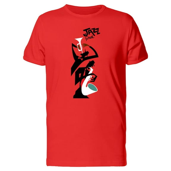 Jazz Festival, Jazz Musicians T-Shirt Men -Image by Shutterstock, Male x-Large