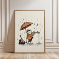Jazz Frog Wall Art Print, Whimsical Trumpet Player, Musician, Music ...