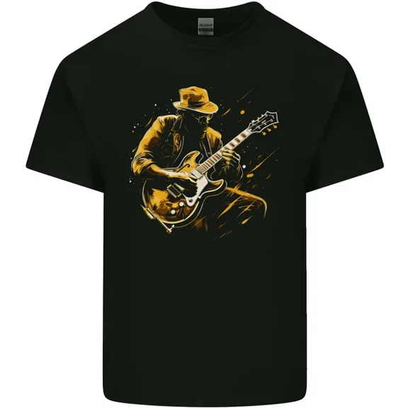 Jazz Guitar Player Guitarist Mens Womens T-Shirt