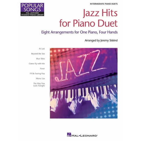 Jazz Hits for Piano Duet: Hal Leonard Student Piano Library Intermediate Level Nfmc 2020-2024 Selection, (Paperback)