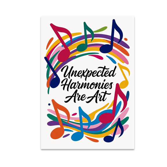 Jazz Improvisation Decor - Music Lover - 13x19 Poster Print
