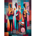 thumbnail image 1 of Jazz Instrument Musician Canvas Print Wall Art Home Decor for Living Room Bedroom Office Music Studio Cafe, 1 of 8